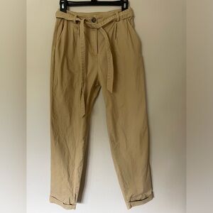 Forever 21 Women’s Khaki Chinos with Belt